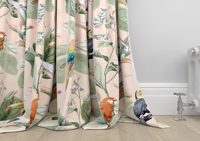 Parrot, Peach Ice - Made to Measure Curtain - Image 6